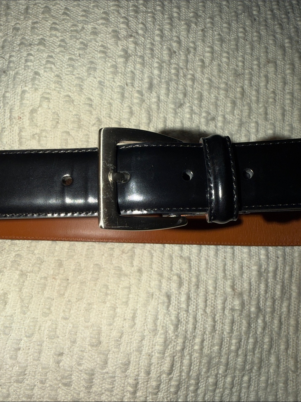 Coach Classic Black Leather Belt